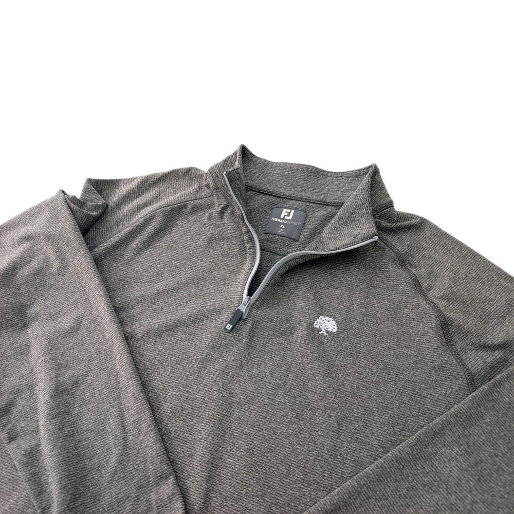 FootJoy Pullover Men Size XL Gray Thermo Series 1/4 Quarter Zip Performance Golf
